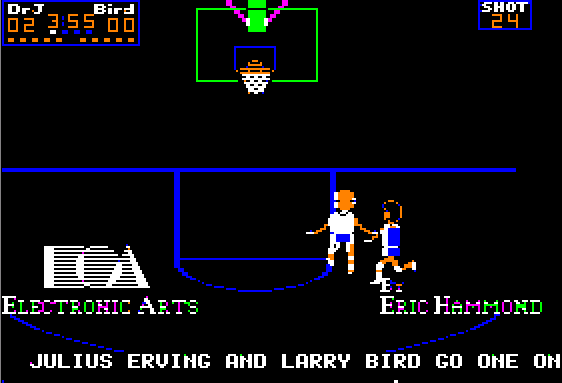 Dr J and Larry Bird Go One on One
